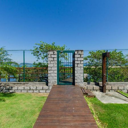 Apartamento pé na areia em condomínio com piscina N1298 Florianópolis Exterior foto